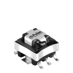 10 A 1:100 Current Sense Transformer 50kHz ~ 1MHz 6mOhm Primary, 5.5Ohm Secondary Max 2 mH Surface Mount - Pulse Electronics