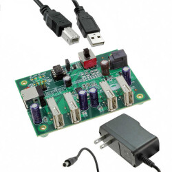 CY7C65642 HX2VL™ USB 2.0 Hub Interface Evaluation Board - Infineon Technologies