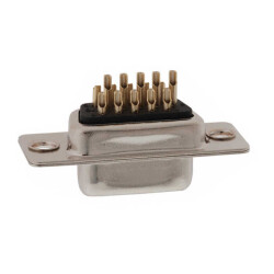 15 Position D-Sub, High Density Receptacle, Female Sockets Connector - NorComp Inc. (1)