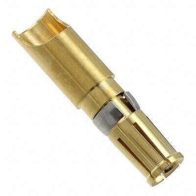 D-Sub Contact Female Socket Gold 8-12 AWG Solder Cup Machined - 1