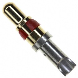 D-Sub Contact Male Pin Gold 12 AWG Solder Cup Machined - Amphenol ICC (FCI)