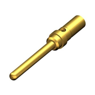D-Sub Contact Male Pin Gold 20-24 AWG Crimp Machined - 1