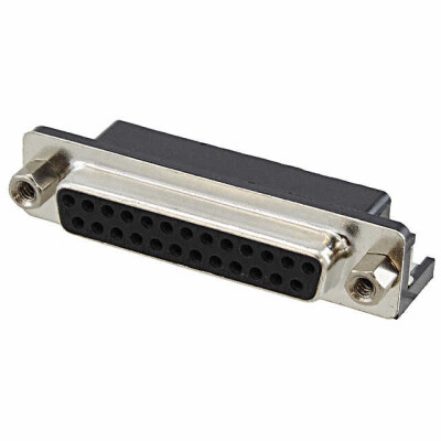 25 Position D-Sub Receptacle, Female Sockets Connector - 1