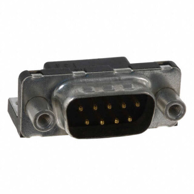 9 Position D-Sub Plug, Male Pins Connector - 1