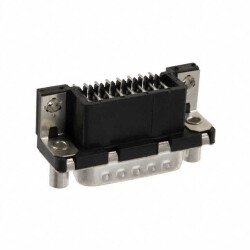 15 Position D-Sub Plug, Male Pins Connector - Amphenol ICC (FCI) (1)