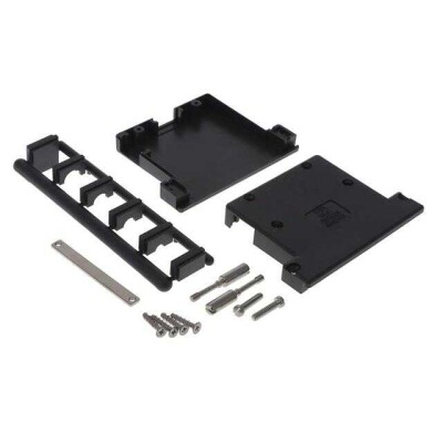 37 Position Two Piece Backshell Connector Black 180° Unshielded - 1