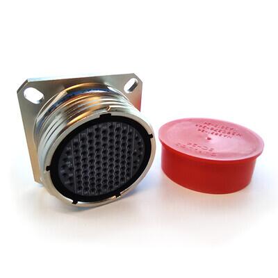 100 Position Circular Connector Receptacle, Female Sockets Crimp - 3