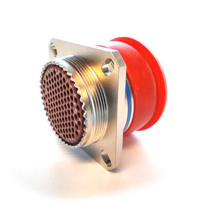 100 Position Circular Connector Receptacle, Female Sockets Crimp - 2