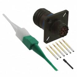 6 Position Circular Connector Receptacle, Female Sockets Crimp - Amphenol Aerospace Operations