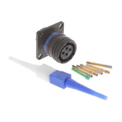 4 Position Circular Connector Receptacle, Female Sockets Crimp - Amphenol Aerospace Operations