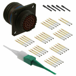 37 Position Circular Connector Receptacle, Female Sockets Crimp - Amphenol Aerospace Operations