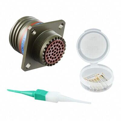 37 Position Circular Connector Receptacle Housing Panel Mount - 1