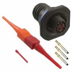 3 Position Circular Connector Receptacle, Female Sockets Crimp - Amphenol Aerospace Operations