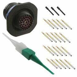 22 Position Circular Connector Receptacle, Female Sockets Crimp - Amphenol Aerospace Operations