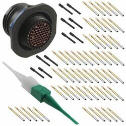 55 Position Circular Connector Receptacle, Female Sockets Crimp - Amphenol Aerospace Operations