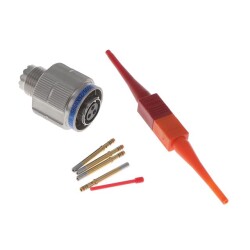 3 Position Circular Connector Plug, Female Sockets Crimp - Amphenol Aerospace Operations