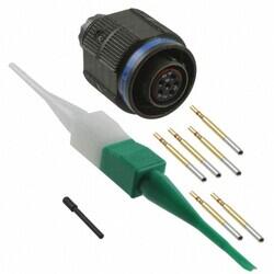 6 Position Circular Connector Plug, Female Sockets Crimp - Amphenol Aerospace Operations