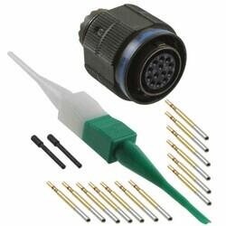 13 Position Circular Connector Plug, Female Sockets Crimp - Amphenol Aerospace Operations