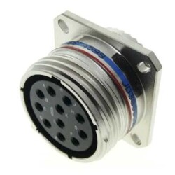 19 Position Circular Connector Plug, Male Pins Crimp - TE Connectivity Deutsch Connectors