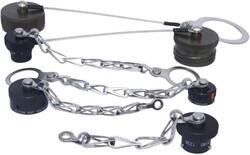 Connector Cap (Cover), Protective 21 Olive - Amphenol PCD