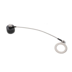 Connector Cap (Cover), Dust 9 Black - Amphenol PCD
