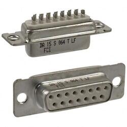 15 Position D-Sub Receptacle, Female Sockets Connector - Amphenol ICC (FCI)