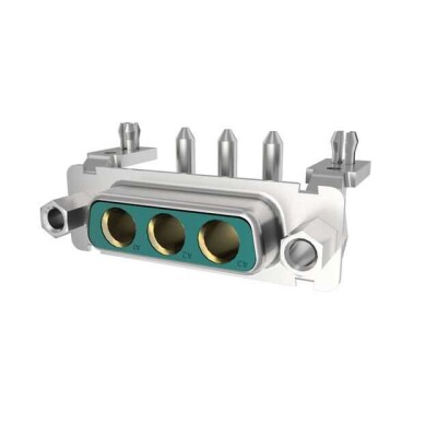 3 (Power) Position D-Sub, Combo Receptacle, Female Sockets Connector - 1