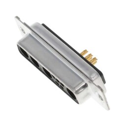 9 (5 + 4 Power) Position D-Sub, Combo Receptacle, Female Sockets Connector - Amphenol ICC (FCI)