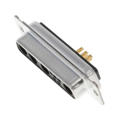 9 (5 + 4 Power) Position D-Sub, Combo Receptacle, Female Sockets Connector - 1