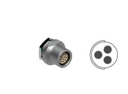 DBEE - HERMETIC FRONT PROJECTING RECEPTACLE - Fischer Connectors