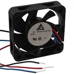 Fan Tubeaxial 12VDC Square - 40mm L x 40mm H Sleeve 9.5 CFM (0.266m³/min) 3 Wire Leads - 1
