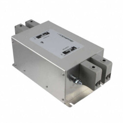 DC EMC/EMI Line Filter 100 A 1200V (1.2kV) Single Stage Terminal Block - TE Connectivity Schaffner