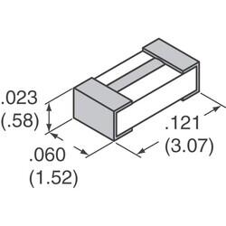 2.5A 125V AC 63V DC Fuse Board Mount (Cartridge Style Excluded) Surface Mount 1206 (3216 Metric) - 2