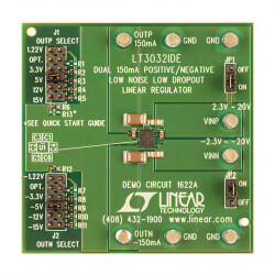 LT3032 2 - Dual Channels per IC Positive and Negative Adjustable Linear Voltage Regulator Evaluation Board - Analog Devices Inc.