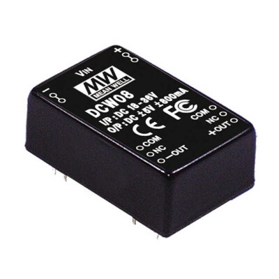 Isolated Module DC DC Converter 2 Output 15V -15V 267mA, 267mA 18V - 36V Input - 1