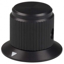 Knurled, Straight Knob 0.250
