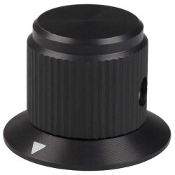 Knurled, Straight Knob 0.250