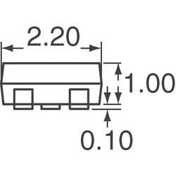 Pre-Biased Bipolar Transistor (BJT) NPN - Pre-Biased 50 V 100 mA 250 MHz 200 mW Surface Mount SOT-323 - 3