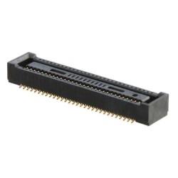 60 Position Connector Receptacle, Center Strip Contacts Surface Mount Gold - Hirose Electric Co Ltd