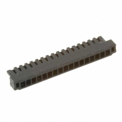 17 Rectangular Connectors - Housings Plug Black 0.031
