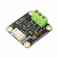 Gravity: 0-10V 15-Bit Dual-Channel High-Precision ADC Module for Arduino / Raspberry Pi / ESP32 - DFRobot
