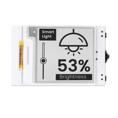 CrowPanel ESP32 1.54inch E-paper HMI Display with 152*152 Resolution, Black/White Color Driven By SPI Interface - 1