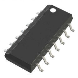 Digital Potentiometer 10k Ohm 2 Circuit 256 Taps SPI Interface 14-SOIC - Analog Devices Inc.