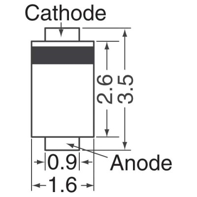 Diode 30 V 1.5A Surface Mount S-FLAT (1.6x3.5) - 3