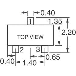 Diode Array 1 Pair Series Connection Standard 75V 150mA Surface Mount SC-70, SOT-323 - Diodes Incorporated (1)