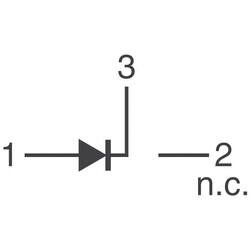 Diode Schottky 30V 200mA (DC) Surface Mount SOT-323 - 3