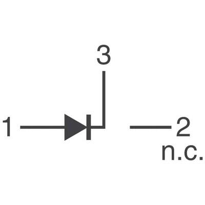 Diode Schottky 30V 200mA (DC) Surface Mount SOT-323 - 3