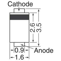 Diode Schottky 30V 1.5A Surface Mount S-FLAT (1.6x3.5) - 2