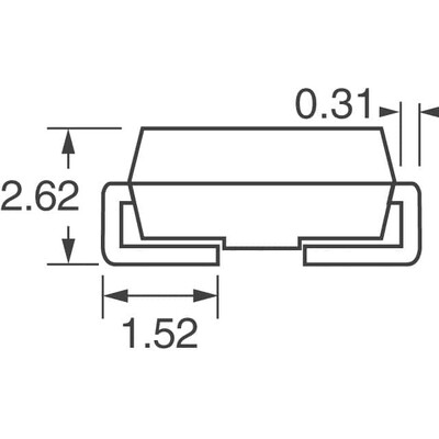 Diode Standard 600V 1A Surface Mount SMB - 2