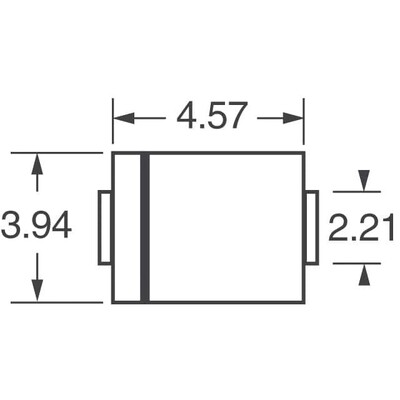 Diode Standard 600V 1A Surface Mount SMB - 3